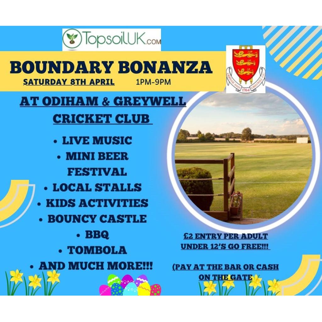 Boundary Bonanza 8th April